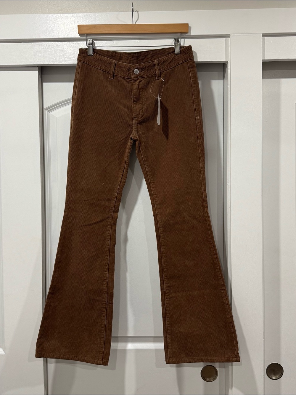 Brandy Melville Brown Corduroy Flared Jeans
